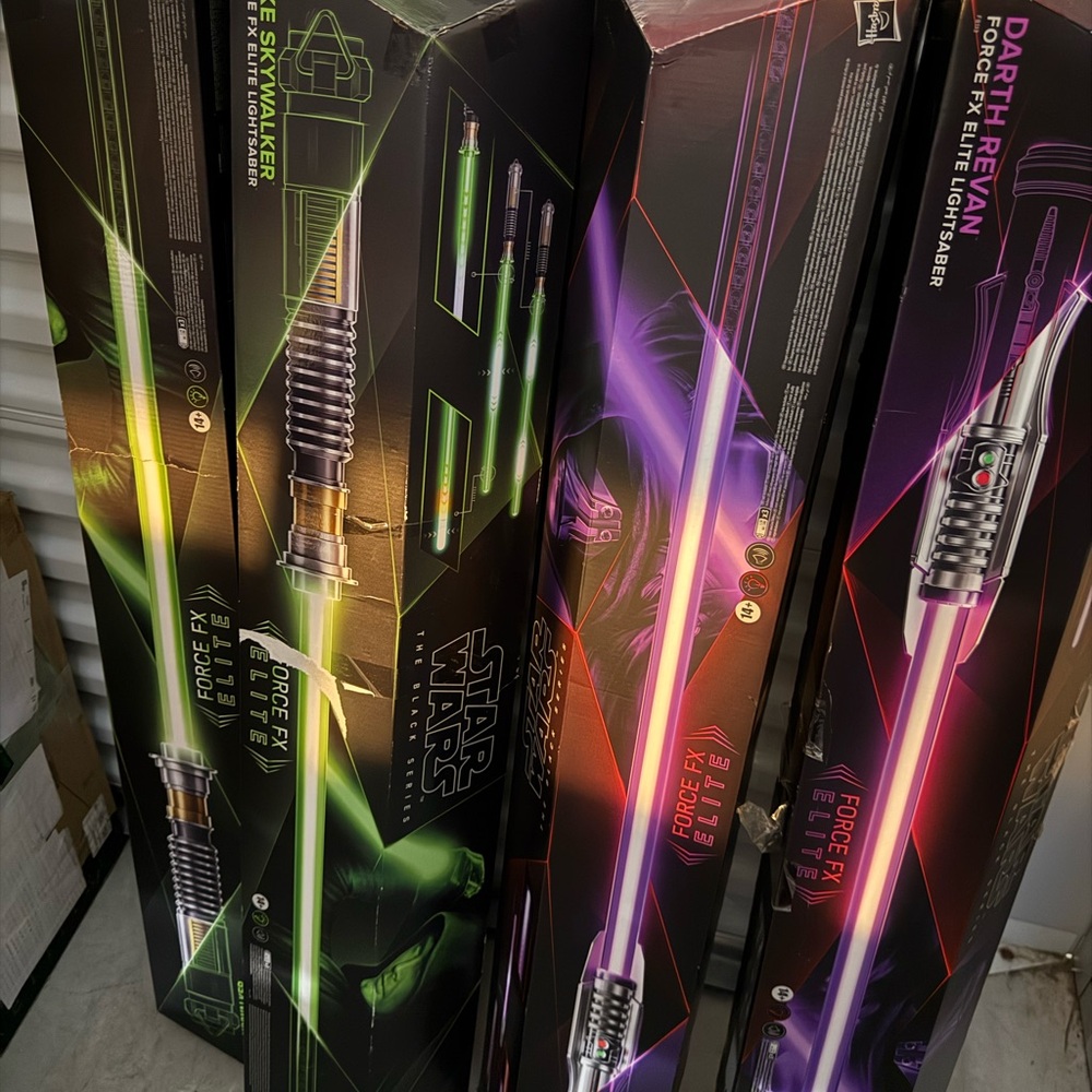 SALE.  Star Wars Force FX Elite Lightsaber Set andOTHER stuff. Prices vary
